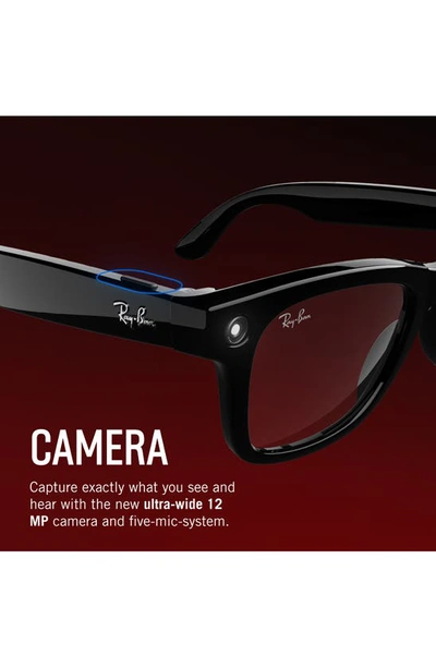 Shop Ray Ban 'ray-ban Meta Smart Glasses In Amber