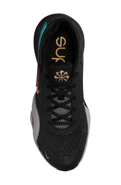 Shop Nike Air Zoom Superrep 4 Premium Training Shoe In Black/ Metallic/ Gold