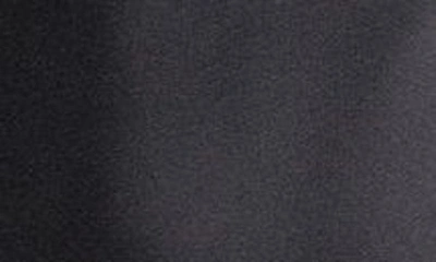 Shop Stella Mccartney Falabella Crystal Chain Strap One-shoulder Satin Minidress In Black