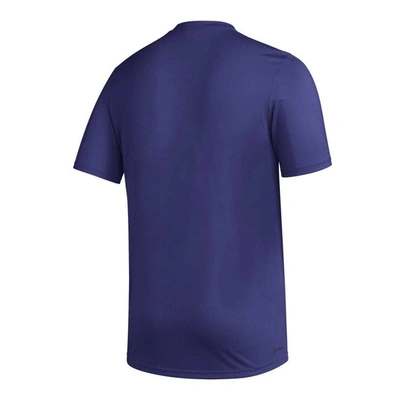 Shop Adidas Originals Adidas Purple Washington Huskies Pregame Aeroready T-shirt