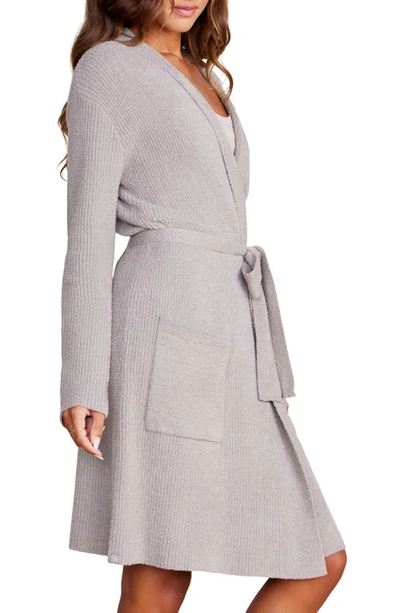 Shop Barefoot Dreams Cozychic™ Lite® Ribbed Robe In Dove Gray