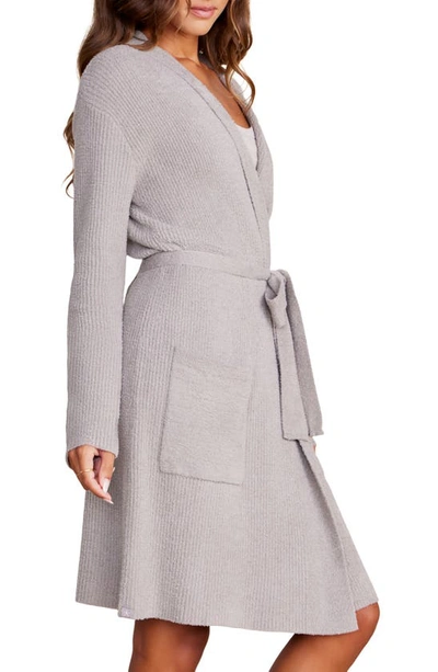 Barefoot Dreams Cozychic™ Lite® Ribbed Robe In Dove Gray