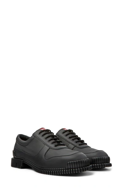Camper Pix Textile Brogues In Black