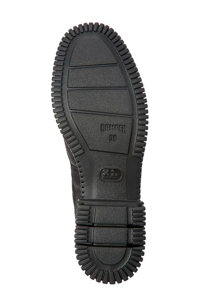 Camper Pix Textile Brogues In Black