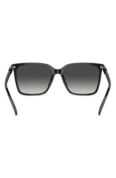 Michael Kors Canberra 56mm Square Sunglasses In Black