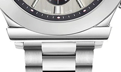 Shop Ferragamo 1898 Chronograph Bracelet Watch, 42mm In Stainless Steel