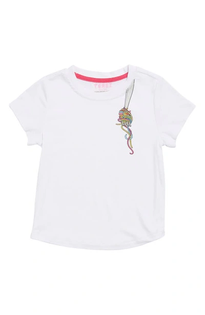 Shop Terez Kids' Colorful Pasta Baby Tee In Pasta Party