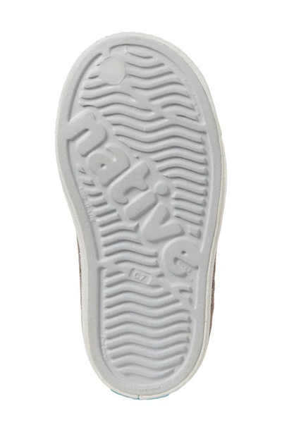 Native Shoes Jefferson Bling Glitter Slip-on Sneaker In Metallic Bling/ Shell White