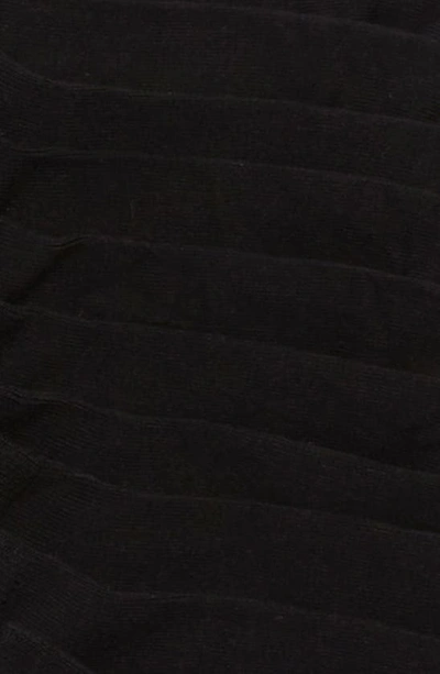 Shop Nordstrom Pillow Sole 5-pack Ankle Socks In Black