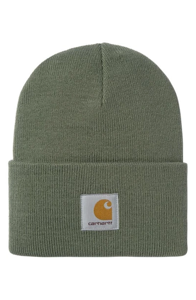 Shop Carhartt Watch Beanie In Dollar Green