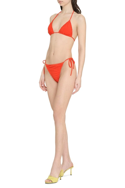 Reina Olga Women's Concetta Triangle Bra Bikini In Orange