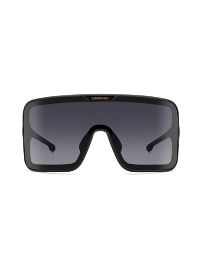 Shop Carrera Men's Flaglab 99mm Shield Sunglasses In Matte Black Grey