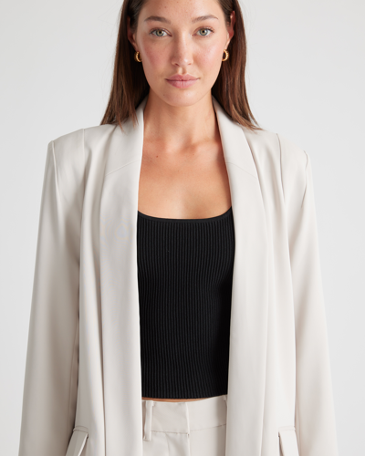 Women's Stretch Crepe Open Blazer