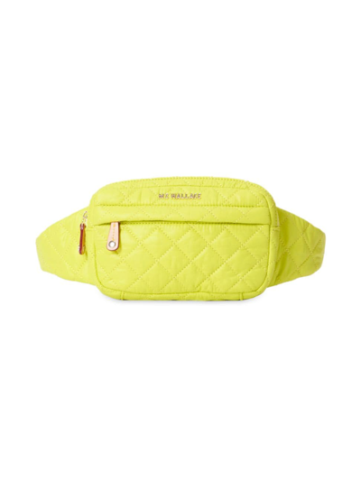 Shop Mz Wallace Women's Metro Sling Bag In Acid Yellow