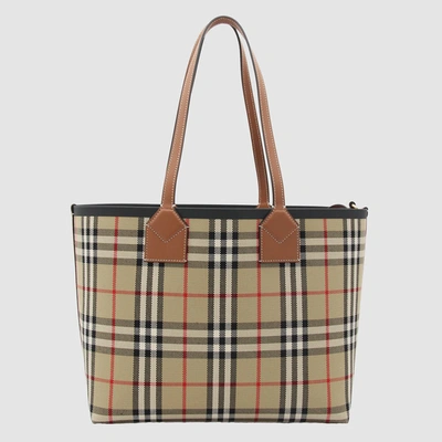 Burberry Brown Small London Tote | ModeSens