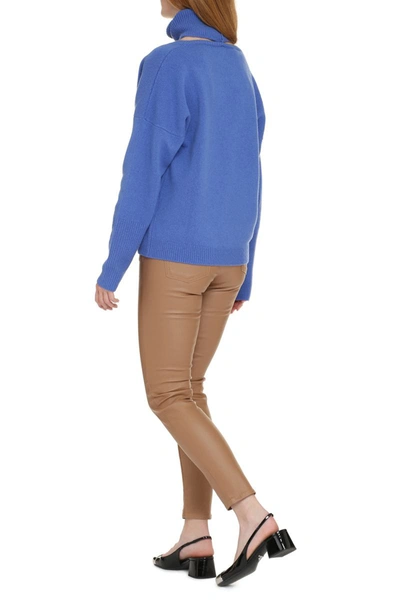Shop Federica Tosi Wool And Cashmere Sweater In Blue