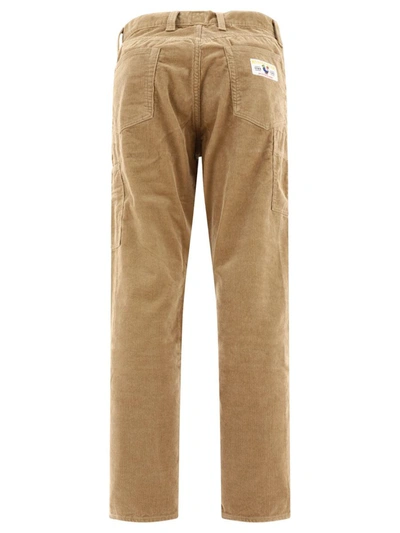 Shop Human Made Corduroy Trousers In Beige
