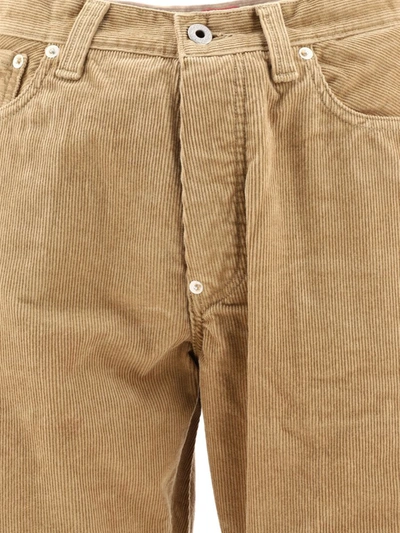 Shop Human Made Corduroy Trousers In Beige