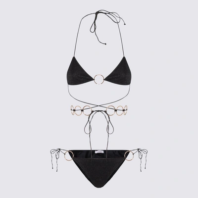 Oseree Sequin-embellished Triangle Bikini