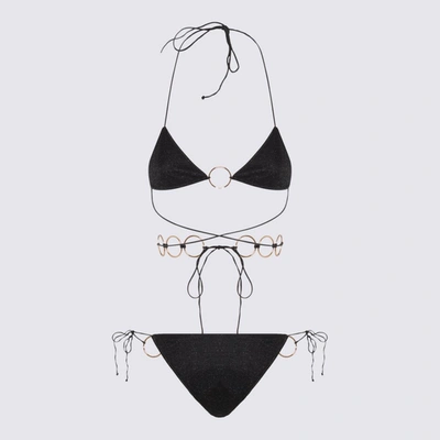 Oseree Sequin-embellished Triangle Bikini