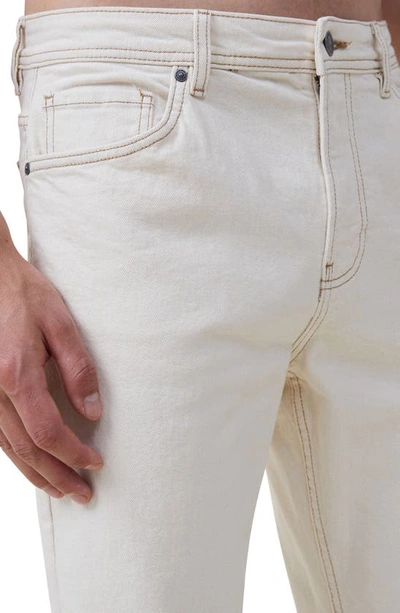 Shop Cotton On Slim Straight Jeans In Natural
