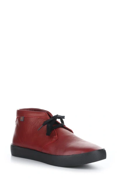 Shop Softinos By Fly London London Fly Leather Sial Bootie In 002 Red Supple Leather