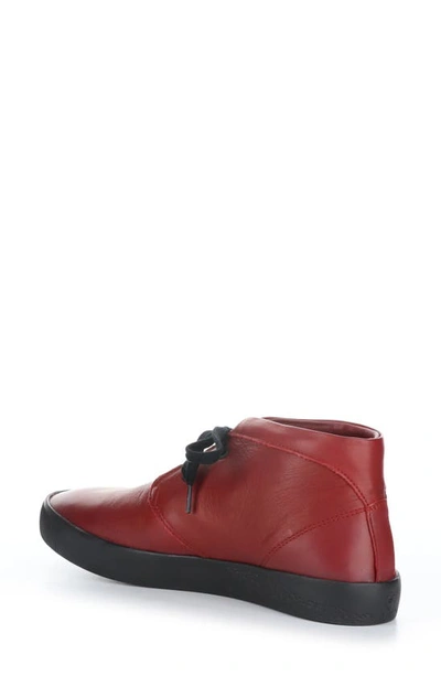 Shop Softinos By Fly London London Fly Leather Sial Bootie In 002 Red Supple Leather