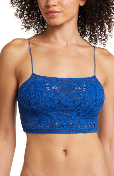 Shop Free People Lace Bralette In Mazarine