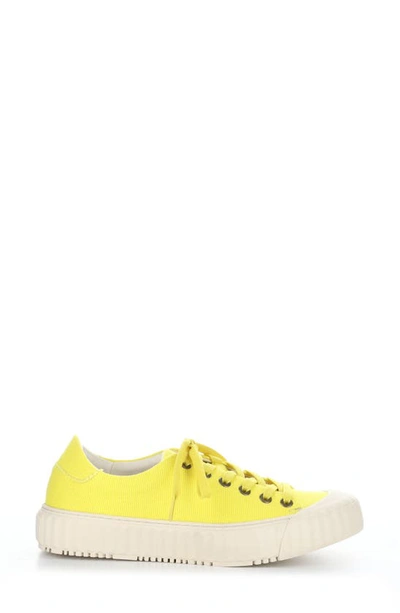 Shop Bos. & Co. Chaya Sneaker In Yellow Canvas