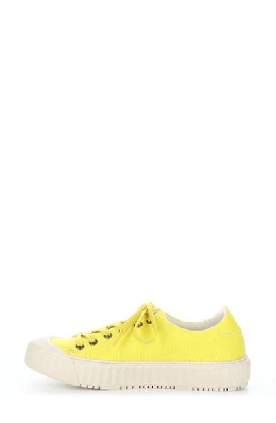 Shop Bos. & Co. Chaya Sneaker In Yellow Canvas