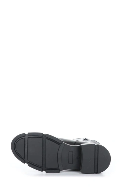 Shop Bos. & Co. Lock Waterproof Chelsea Boot In Black Feel Leather