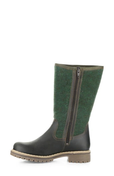 Shop Bos. & Co. Hanah Waterproof Boot In Olive Saddle/ Tweed