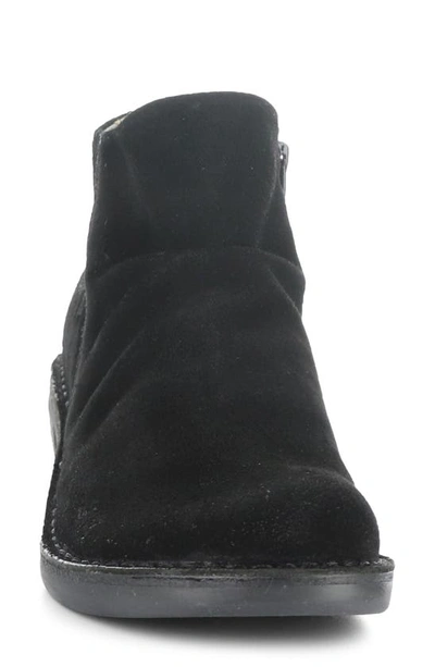 Fly London Merk Bootie In 005 Black Oil Suede