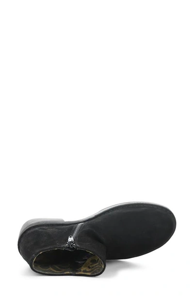Fly London Merk Bootie In 005 Black Oil Suede