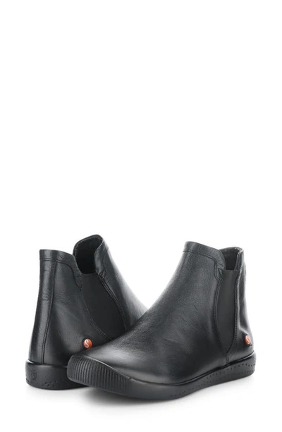 Shop Softinos By Fly London Itzi Chelsea Boot In Black Supple Leather