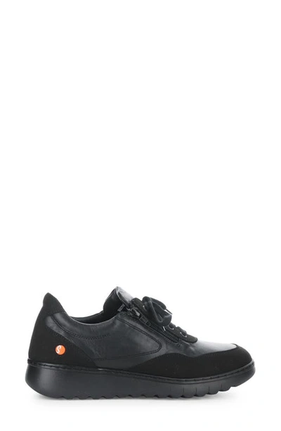 Shop Softinos By Fly London Echo Sneaker In 000 Black Supple/ Suede