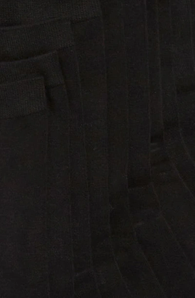 Shop Nordstrom Pillow Sole 5-pack Crew Socks In Black