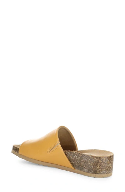 Shop Bos. & Co. Lux Slide Sandal In Mango