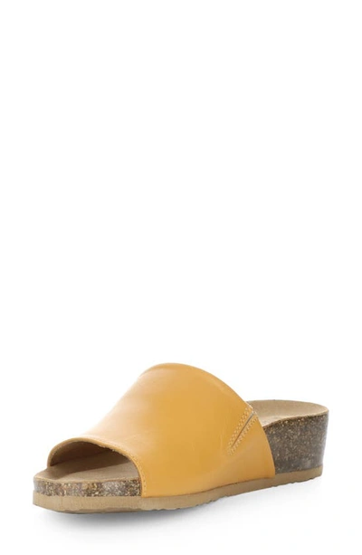 Shop Bos. & Co. Lux Slide Sandal In Mango