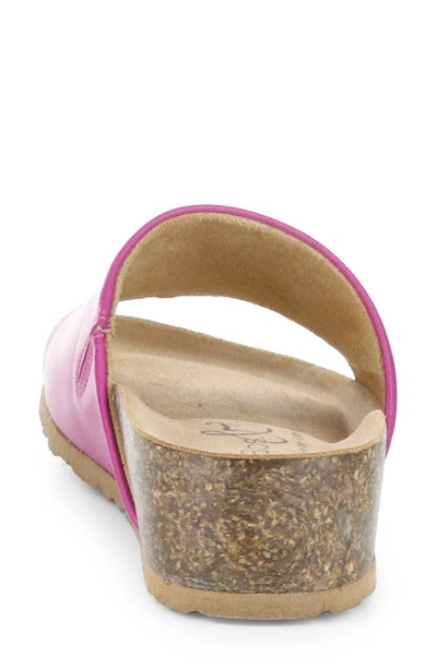 Shop Bos. & Co. Lux Slide Sandal In Orchid