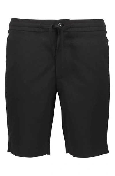 Shop Lindbergh Relaxed Suit Shorts In Black