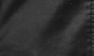 X-ray Faux Leather Moto Jacket In Black