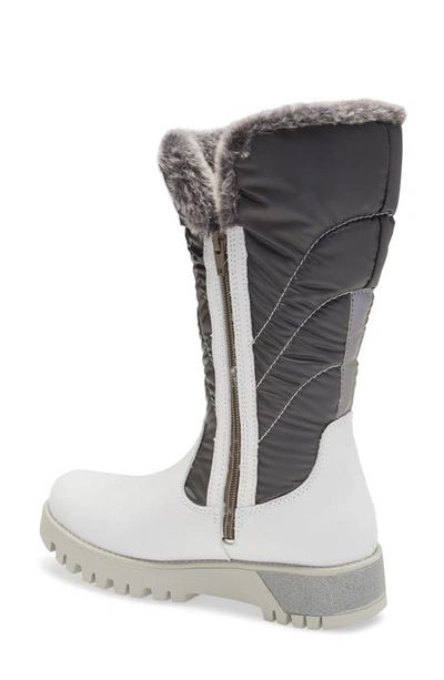 Shop Bos. & Co. Astrid Primaloft® Wool Lined Waterproof Boot In Ice Leather
