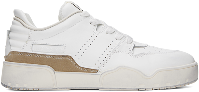 Shop Isabel Marant White Emreeh Sneakers In 20wh White