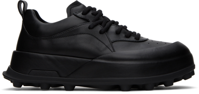Shop Jil Sander Black Orb Sneakers In 001 Black