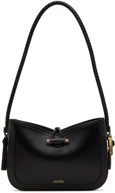 Shop Isabel Marant Black Vigo Baguette Bag In 01bk Black
