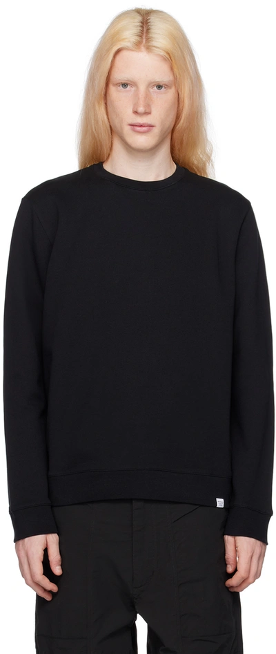 Shop Norse Projects Black Vagn Sweatshirt In 9999 Black