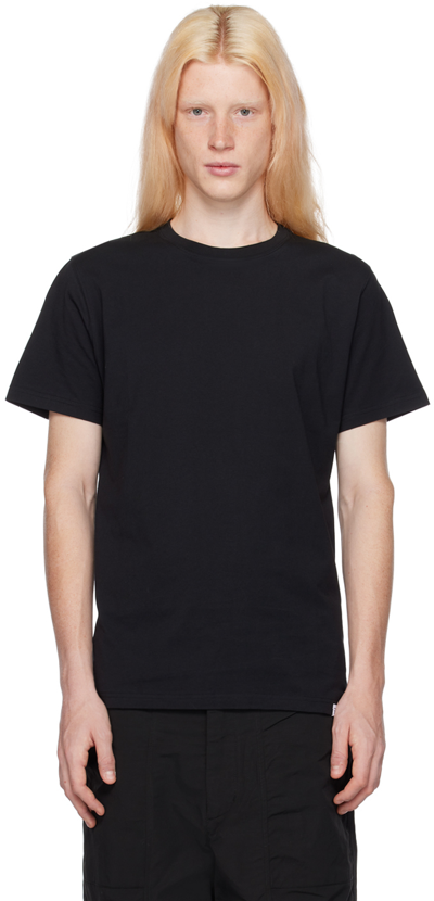 Shop Norse Projects Black Niels T-shirt In 9999 Black
