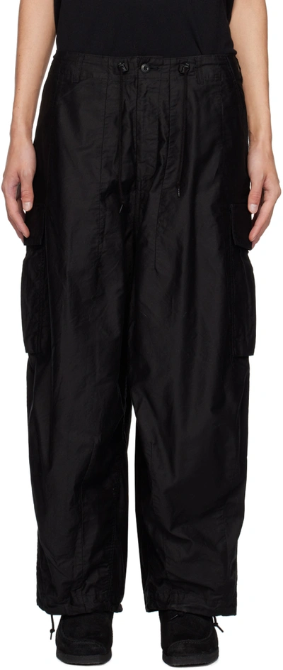 Shop Needles Black H.d. Cargo Pants In B-black