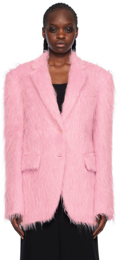 Shop Sportmax Pink Cicala Blazer